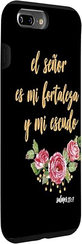 Miniatura 27 de Carcasa para iPhone 11 Salmos El Señor Es Mi Fortaleza Biblia Cristiana