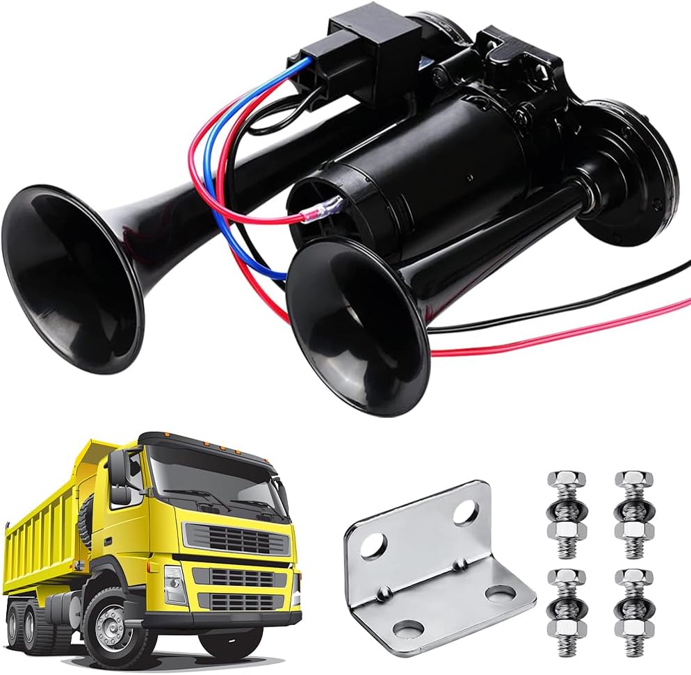 LKW Hupe 12V Laut, 600DB Super Laut Air Horn Autohupe Train Horn