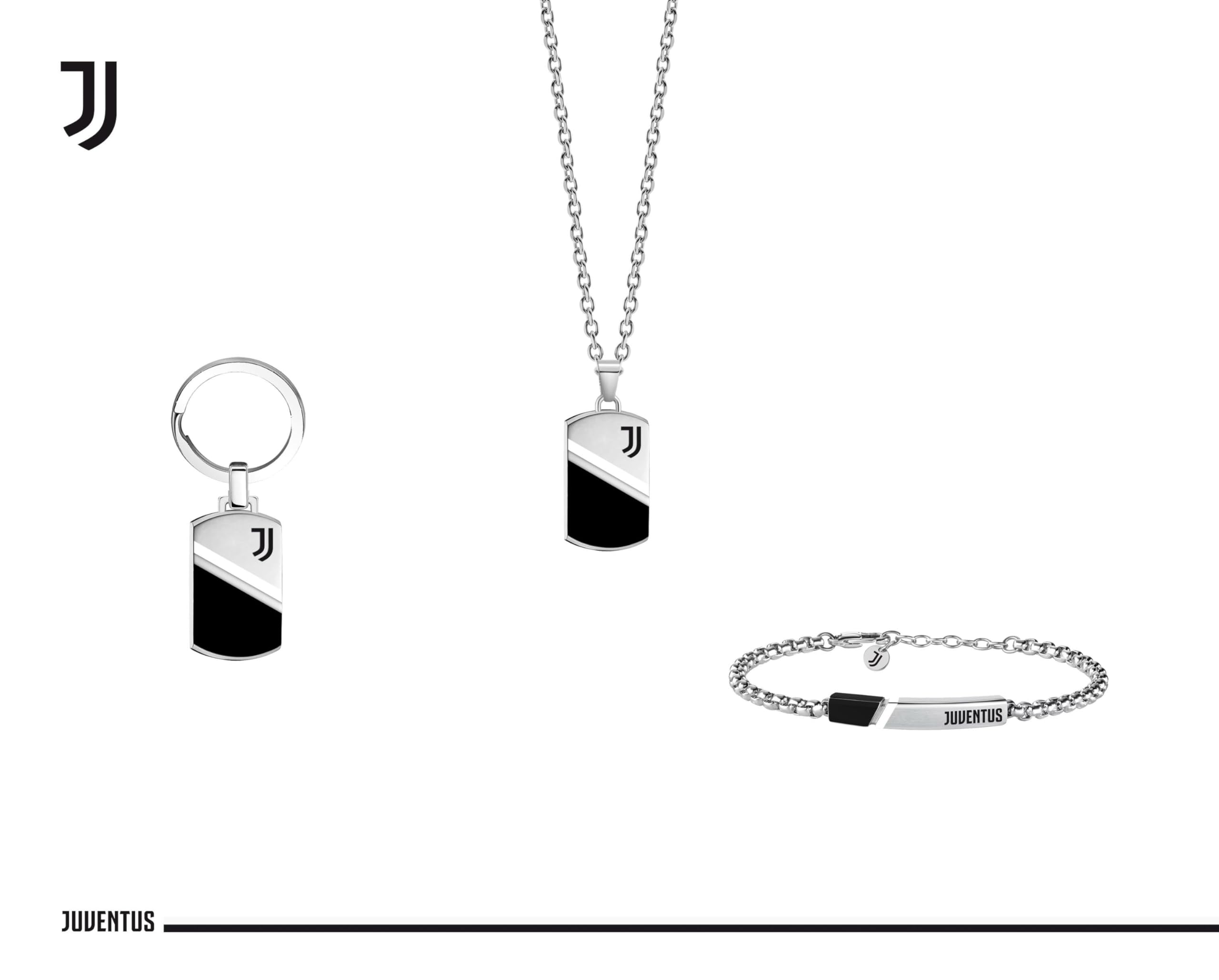 Clondo Bracciale Uomo Donna Juventus in Acciaio – Collezione Ufficiale Calcio – Accessorio Elegante e Sportivo con Logo – Idea Regalo per Tifosi – Vari Modelli Disponibili