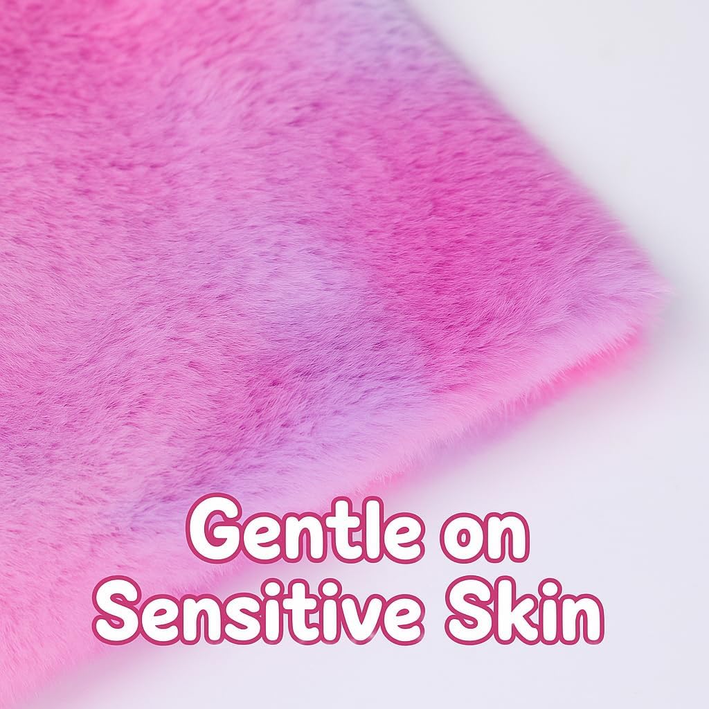 Kids Winter Rainbow Scarf Toddler Tie Dye Plush Shawl Warm Scarves Neck Warmer for Girls Boys - Image 4