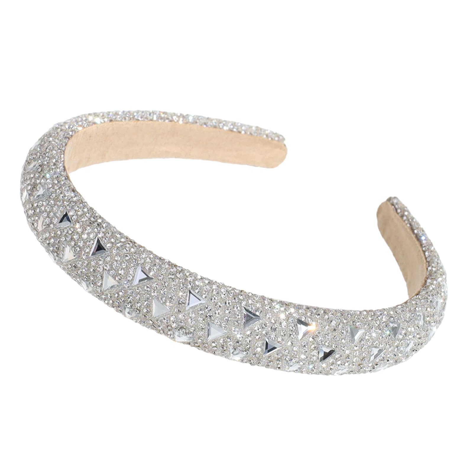 MICFENY Sparkling Rhinestones Bridal Headpiece Comfortable Nonslip Design Hair Decoration Party Headwear For Special Occasion