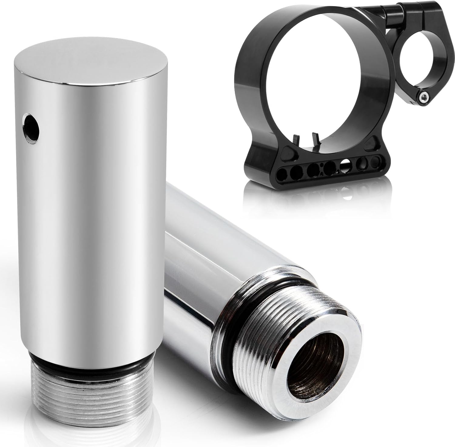 39mm Fork Tube 3" Extension Kit + Speedometer Side Mount Relocation Bracket for Harley Sportster Iron 883 1200