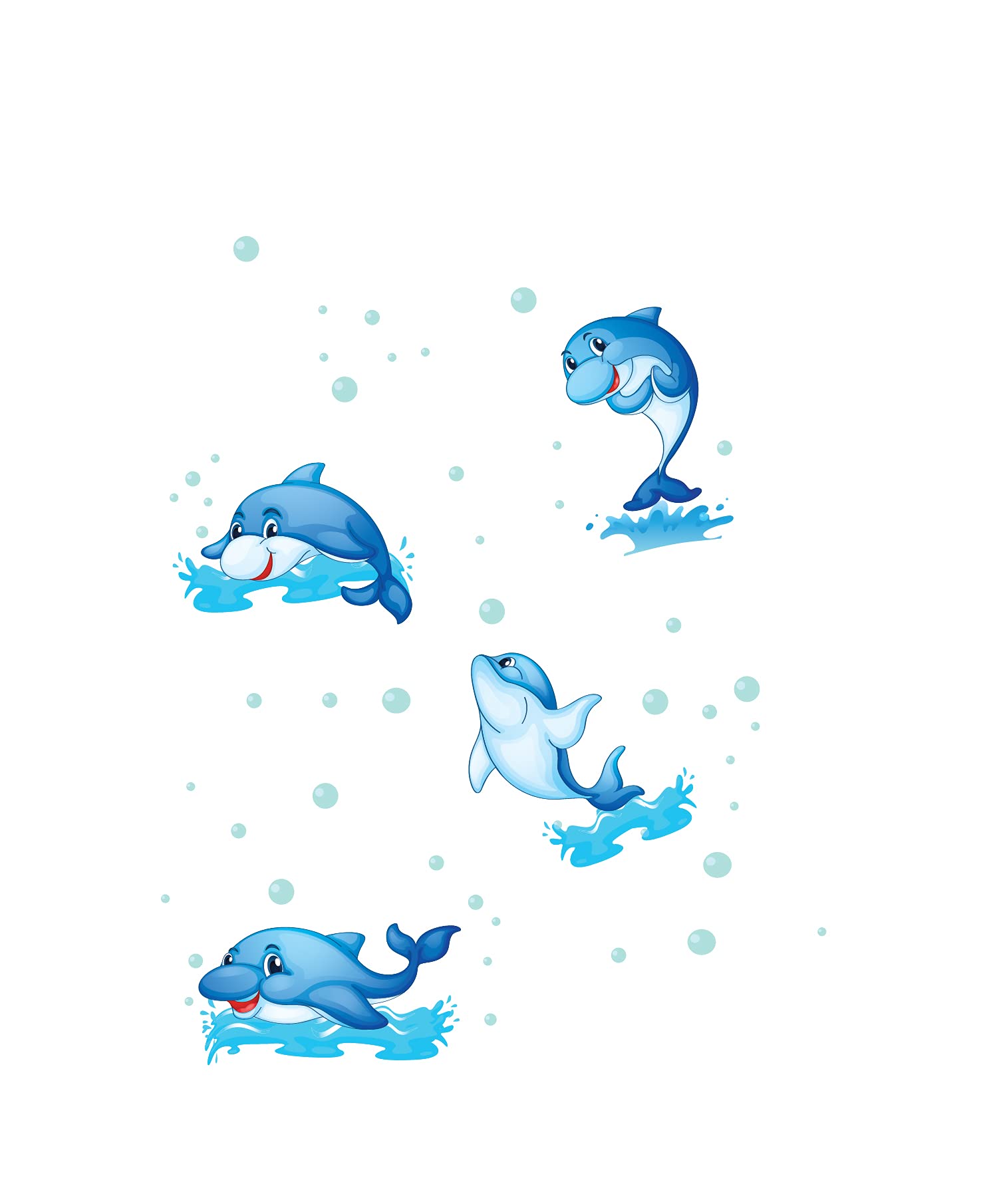 woopme Amazing Dolphins in Water Door Stickers for Living Kids Couple Bedroom Door Wall Home Decoration Printed Vinyl Stickers L X H 88 X 70 Cms (B098XQNTRW) Amazon Price History, Amazon Price Tracker