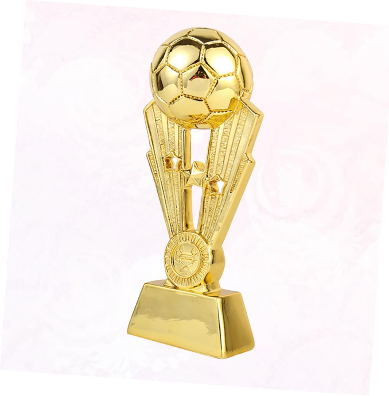 Plating Resin Football Trophy Soccer Match Team Award Toy Base for Boys and Girls School Office