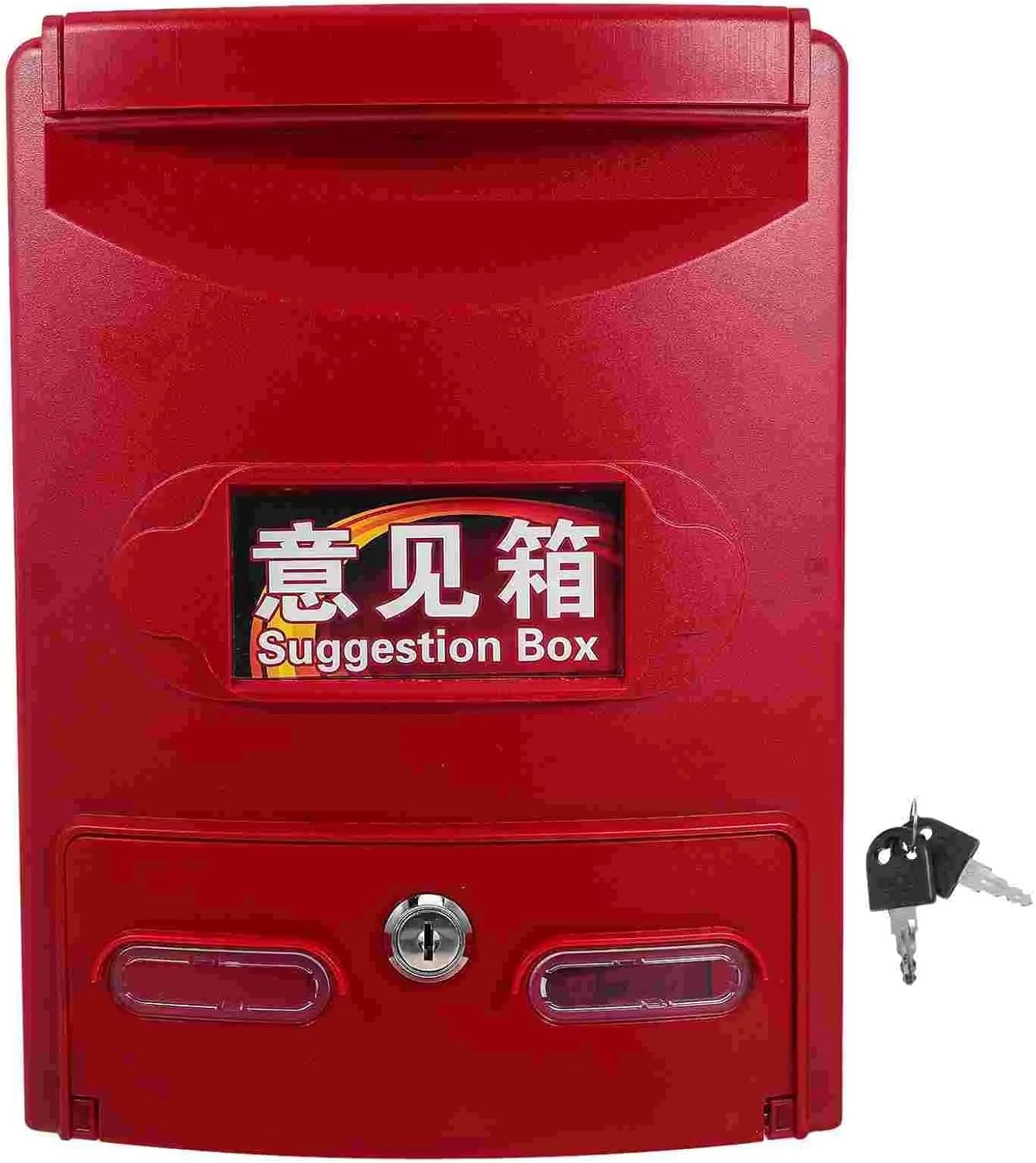 Wall Mount Mailbox Wall Hanging Mail Box Mailboxes for Outside Water Proof Security Mounted Lockable Heavy Duty Door