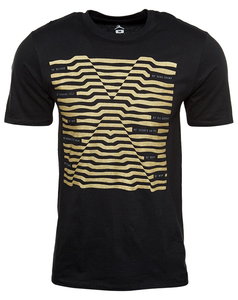 Air Jordan Mens Retro X 10 Accolades Shirt Gold Black Desertcart