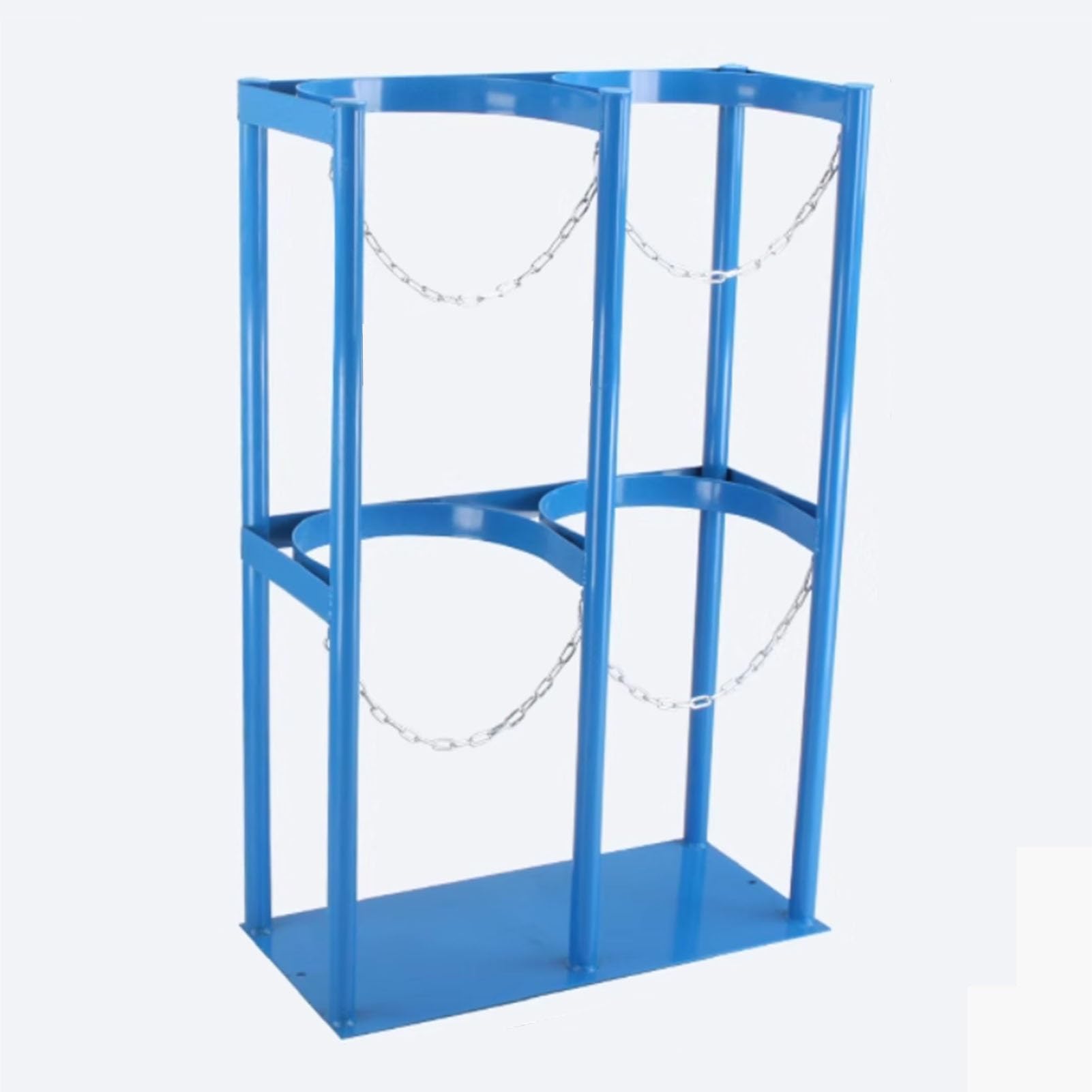Support de réservoir de cylindre sur pied, support de stockage anti-basculement pour bouteilles de gaz, support fixe en acier