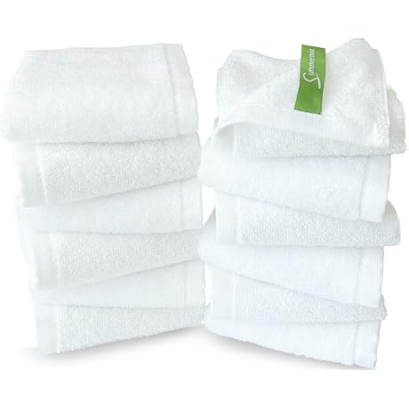Ultra Soft Brooklyn Bamboo Washcloths (12-Pack)