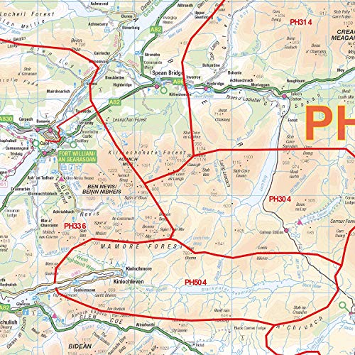 Carte murale à code postal Perth PH plan secteur papier - 3