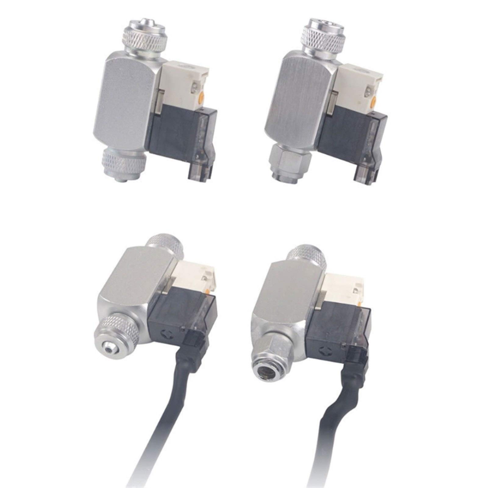 Chauffe-mains Simple/double tête Aquarium CO2 Electrovannes Régulateur basse température réservoir de poissons électriques Vannes magnétiques (Color : Double Head)
