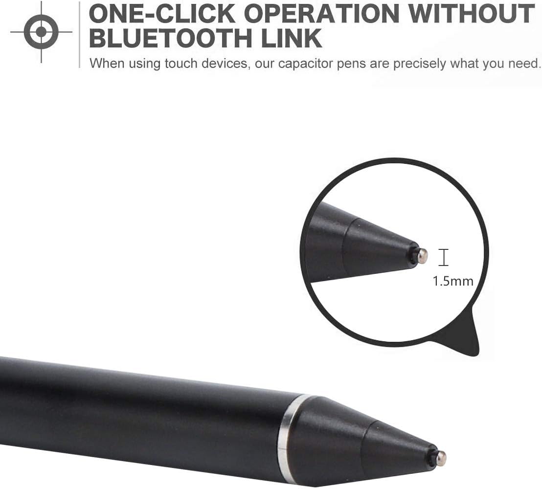 Stylus Pen for Touch Screens, Active Pen Digital Pencil Fine Point Compatible with iPhone iPad and Other Tablets (Black)