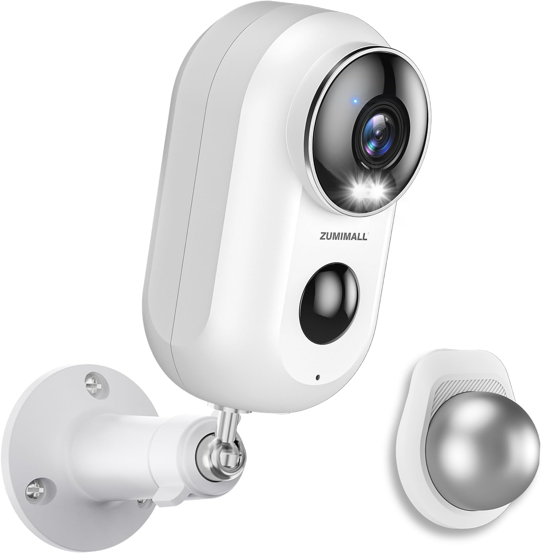 Wireless Rechargeable Battery Operated WiFi Camera Home Security Camera Night Vision Indoor/Outdoor 1080P Video with Motion Detection 2-Way Audio Waterproof Support Cloud Storage SD Slot