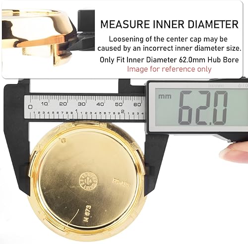 Miniatura 3 de RTrhinoTuning 4 tapas centrales de rueda de 2.657 in compatibles con Leggera-HLT PCD 5-100, 108, 114.3, 120 Griodiolusbright, Racing leggera 8.5x19,