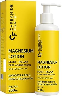 Carbamide Forte Magnesium Oil Lotion | Magnesium Lotion for Feet, Sleep Support, Muscle Recovery & Pain Relief | Magnesium Price In India