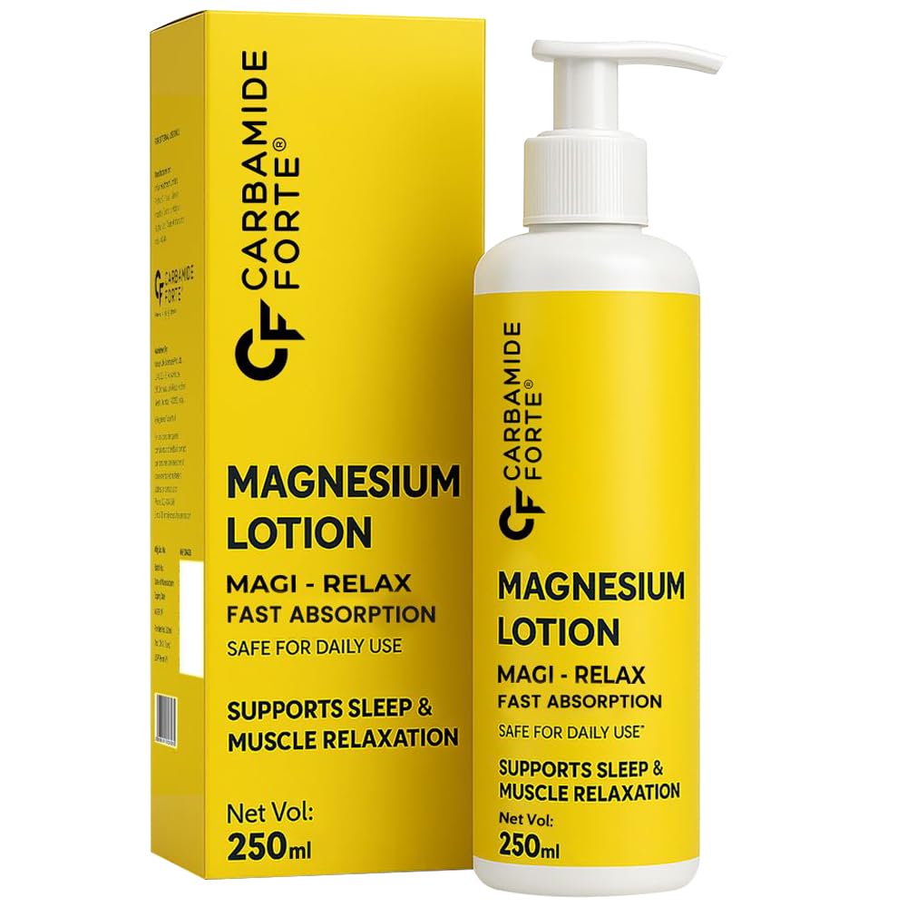 Carbamide Forte Magnesium Oil Lotion | Magnesium Lotion for Feet, Sleep Support, Muscle Recovery & Pain Relief | Magnesium... - Review, Price and Buying Guide