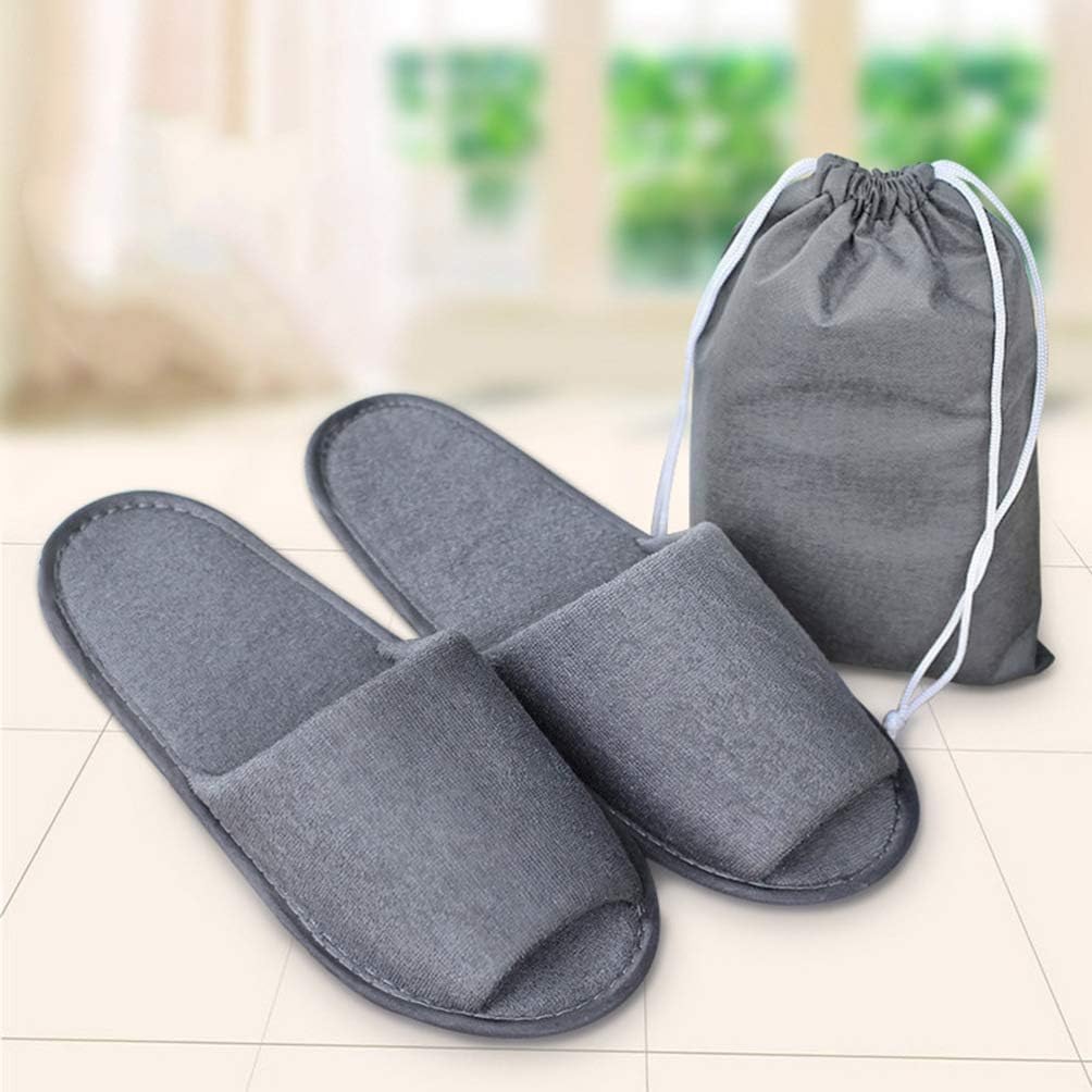 EXCEART Summer Dress Summer Dress 4 Pairs Open Toe Spa Slippers Spa Hotel Guest Slippers for Spa Party Guest Hotel and Travel Male Womens Sandals Womens Sandals