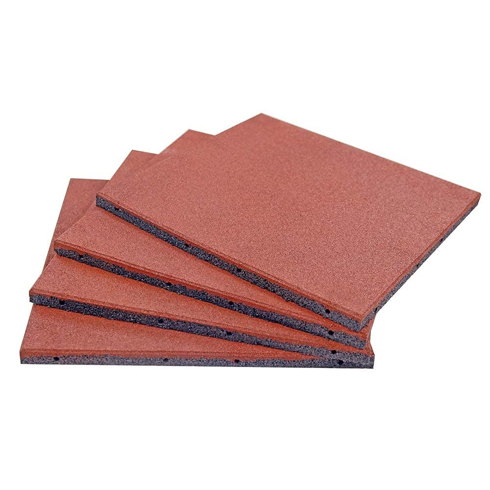 Body Tech (Maroon) Interlocking Floor Tiles with 10 mm Thickness for Gym and Home (20x20-inch) (Pack of 12 Pcs)