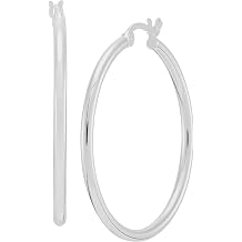 Silpada Downtown Taste Tube Hoop Earrings in Sterling Silver