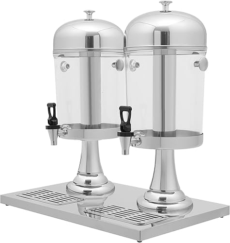 Miniatura 4 de Dispensador de bebidas de 4.22 galones con soporte y núcleo de hielo, recipiente comercial para bebidas frías con jarra de bebida de espita