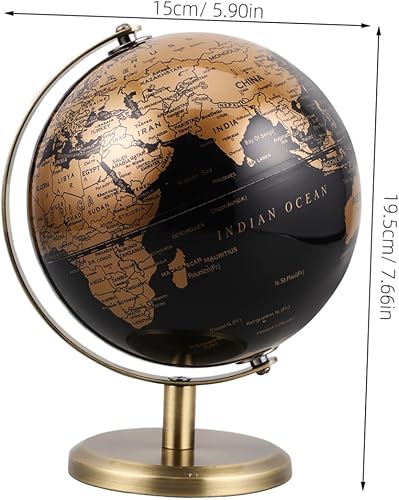 Miniatura 2 de Globo decorativo de escritorio de la Tierra, ornamento de escritorio de la oficina de la vendim