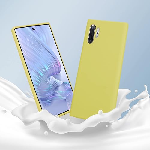 Miniatura 11 de Funda para Galaxy Note 10 Plus, silicona líquida, delgada, suave, TPU, protección de cuerpo completo, a prueba de golpes, para Galaxy Note 10 Plus