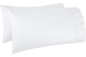 King Pillow Cases - Premium 400 Thread Count Cooling Cotton Pillowcases 2-Pack...