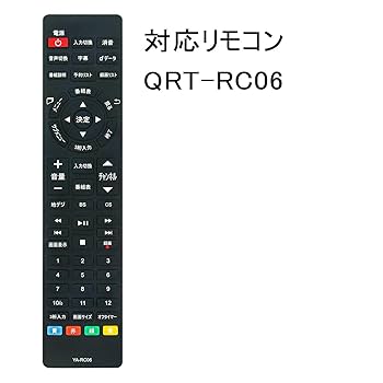 Amazon | PerFascin 代用リモコン QRT-RC06 replace for 山善