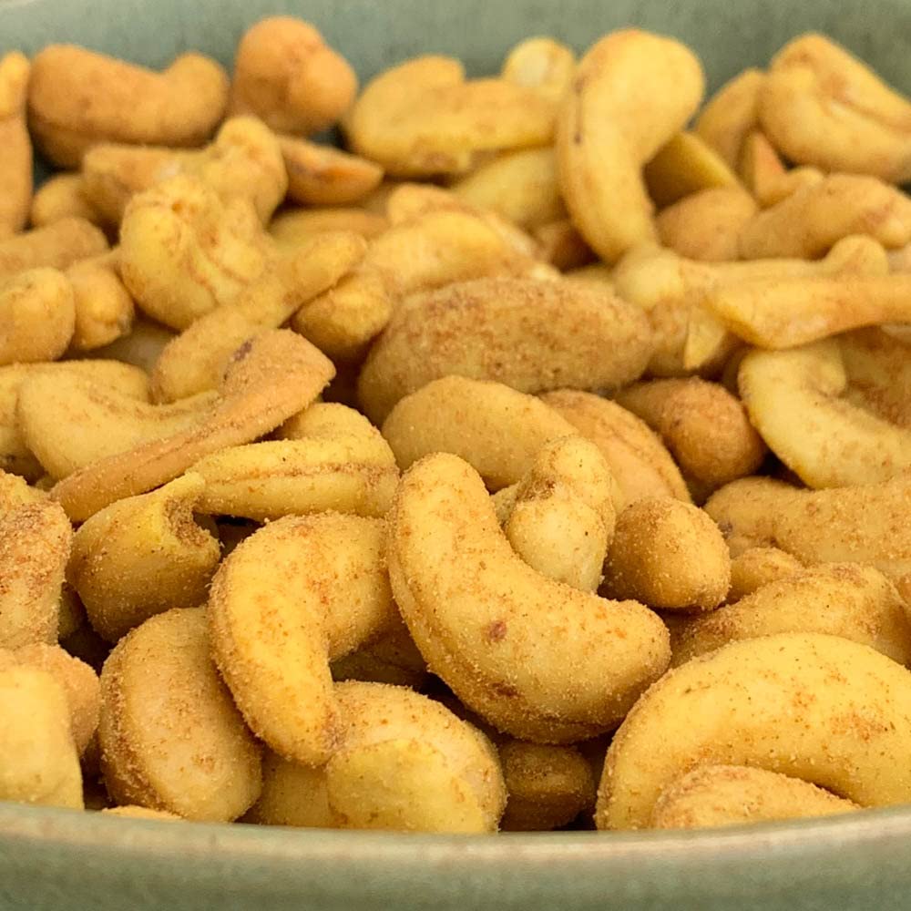 NULTHY - 1kg Anacardo al Curry BIO - Frutos Secos Naturales - Frutos Secos BIO - Cultivo Ecológico - Sin Gluten - Vegano