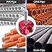 PVC Pipe Reamer Tool, PVC Fitting Saver with1-½-Inch Head Aluminum 3/8-Inch Hex Shaft & Plumbing Tool Head Aluminum, PVC Socket Saver For ABS Water Lines