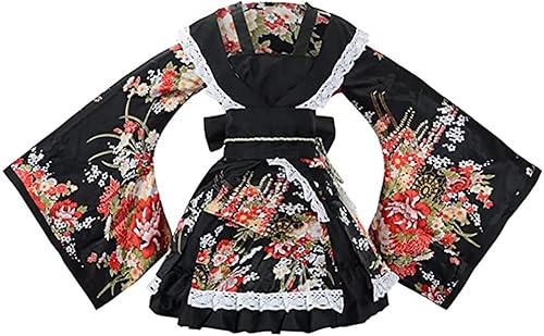 Miniatura 10 de VSVO, disfraz de animé Cosplay Lolita, elegante, para Halloween, kimono japonés