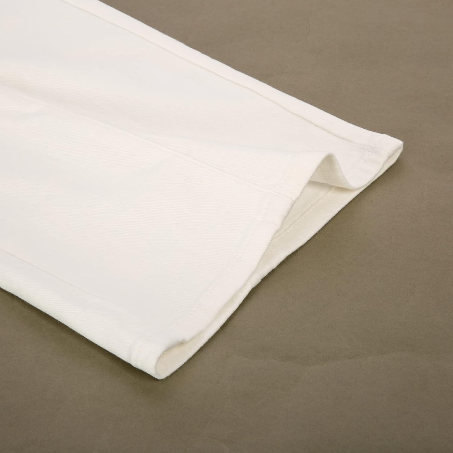 Belle Poque Women's High Waisted Wide Leg Jeans Button Decorated Casual Stretchy Demin Pants with Pockets - Image 6