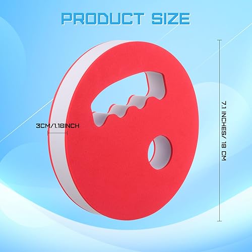 Miniatura 2 de Juego de 4 discos de ejercicio acuático para piscina, juego de ejercicios de espuma EVA, equipo aeróbico de agua para adultos, resistencia de