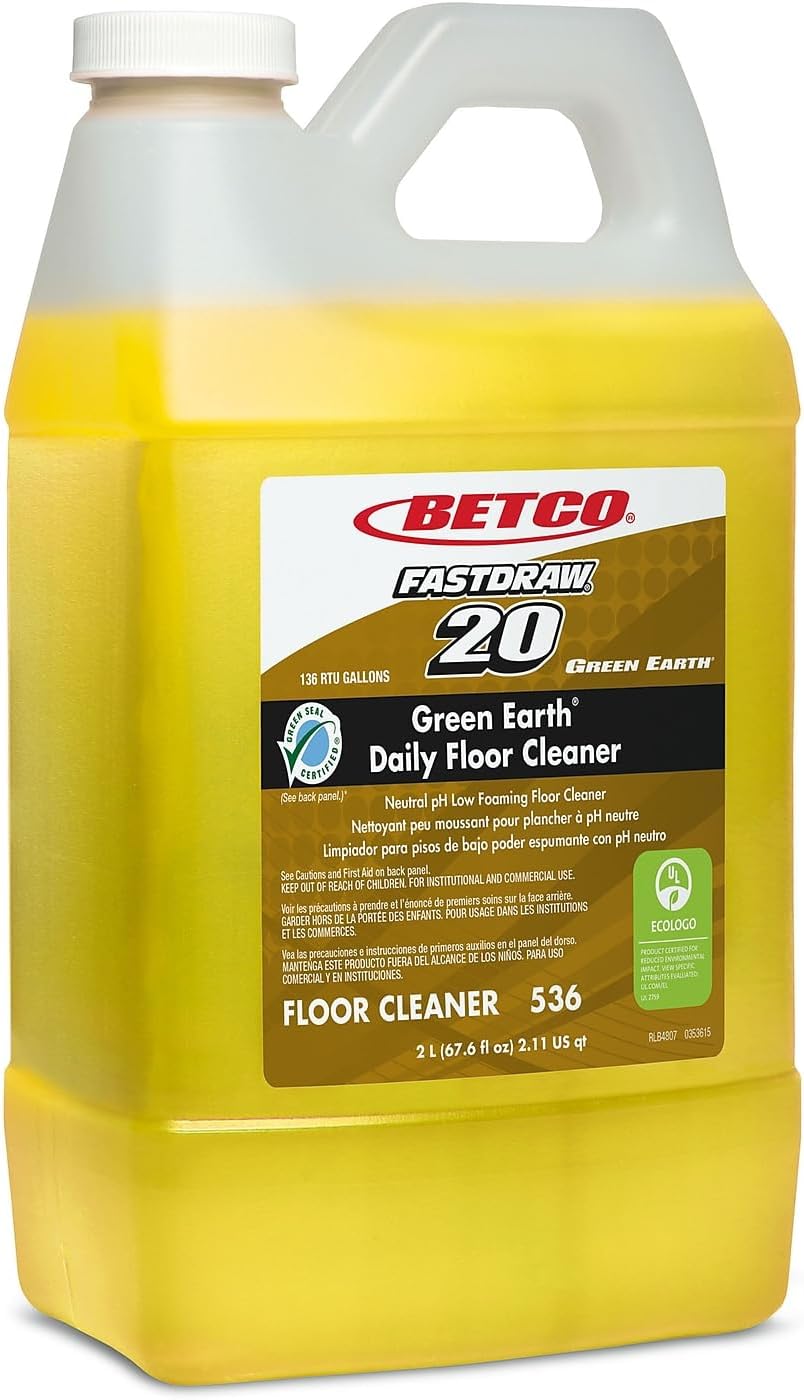 Betco Green Earth Daily Floor Cleaner, 2L, 4/CT (5364700)