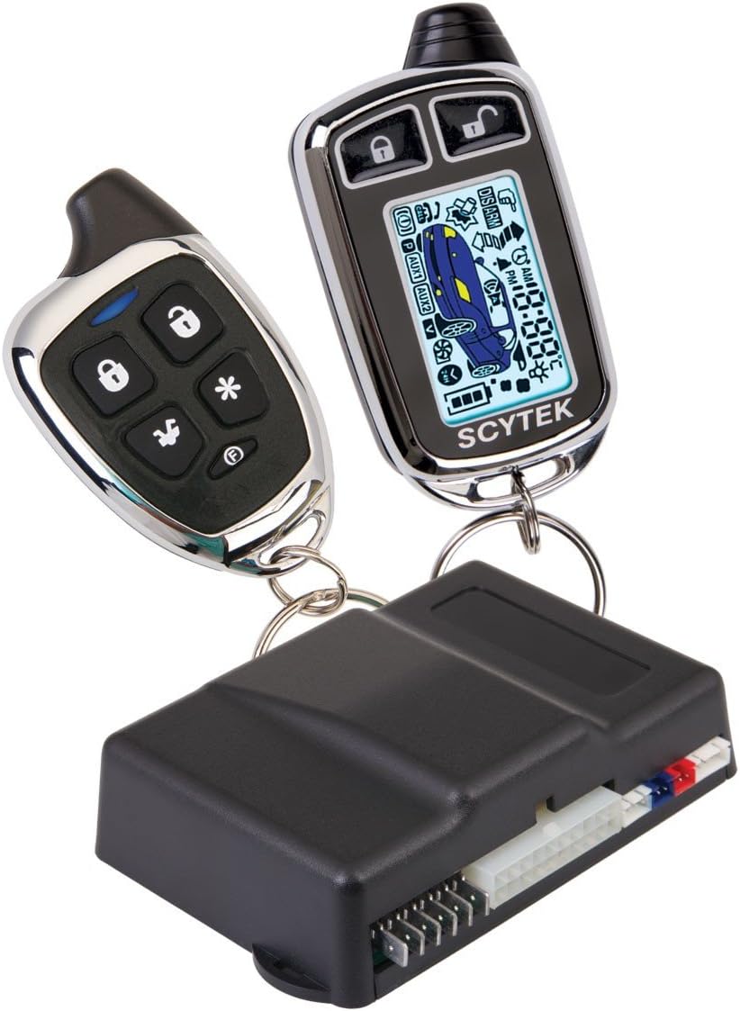 Scytek GXY 2000RS-2W-C 2-Way Remote Starter with 2-Way Chrome LCD Remote and Data Bus Port