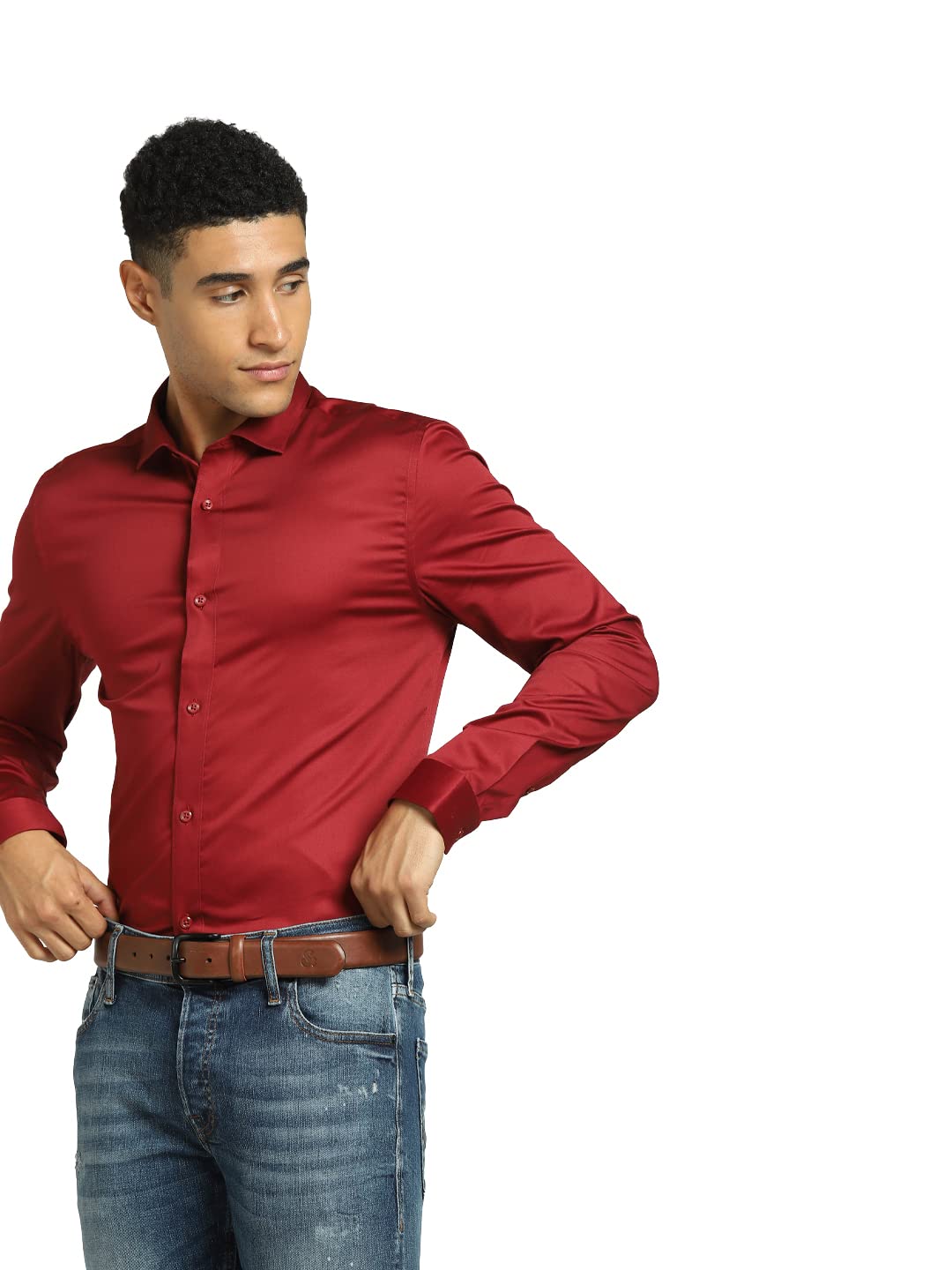 jack & jones Men's Slim Fit Casual Cotton Shirt-picture-30