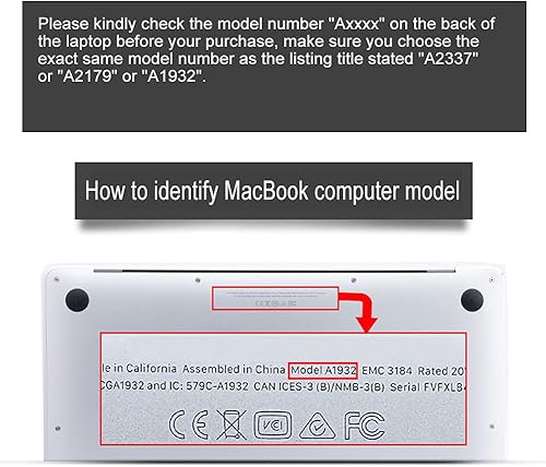 Miniatura 2 de Foto y nombre personalizados personalizados para MacBook Air de 13 pulgadas 2020 2019 2018 versión A2337 M1 A2179 A1932 pantalla de retina con