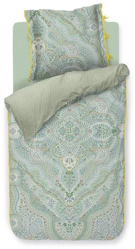 Parure de lit Pip Studio Alfombra bleu clair 80x80 cm contre oreillers froissés