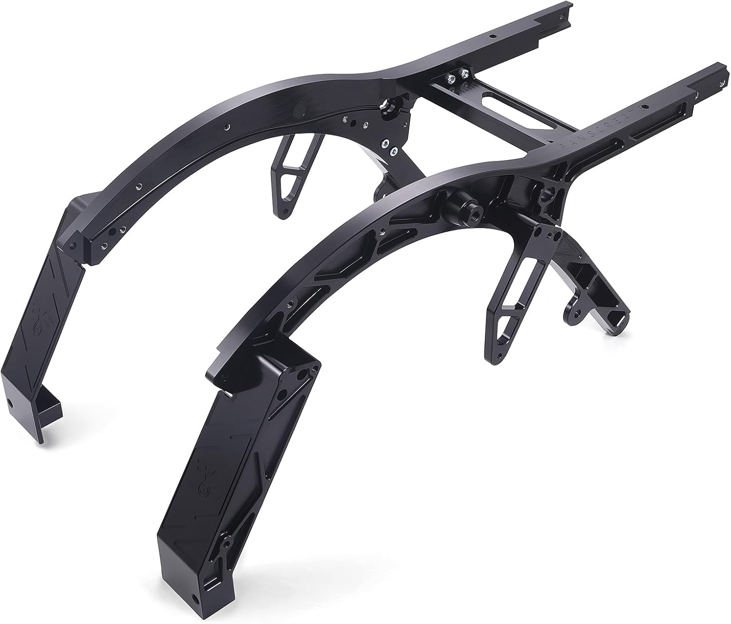Ultra-Lightweight CNC Aluminum Rear Subframe for Harley Touring Road Street Glide/Road King 2014-2025 (Anodized Black)