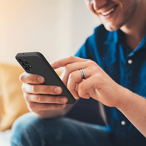 Miniatura 6 de Vancle Funda de silicona para Samsung Galaxy A13 4G, a prueba de golpes, con forro de microfibra para Samsung Galaxy A13 4G, color negro