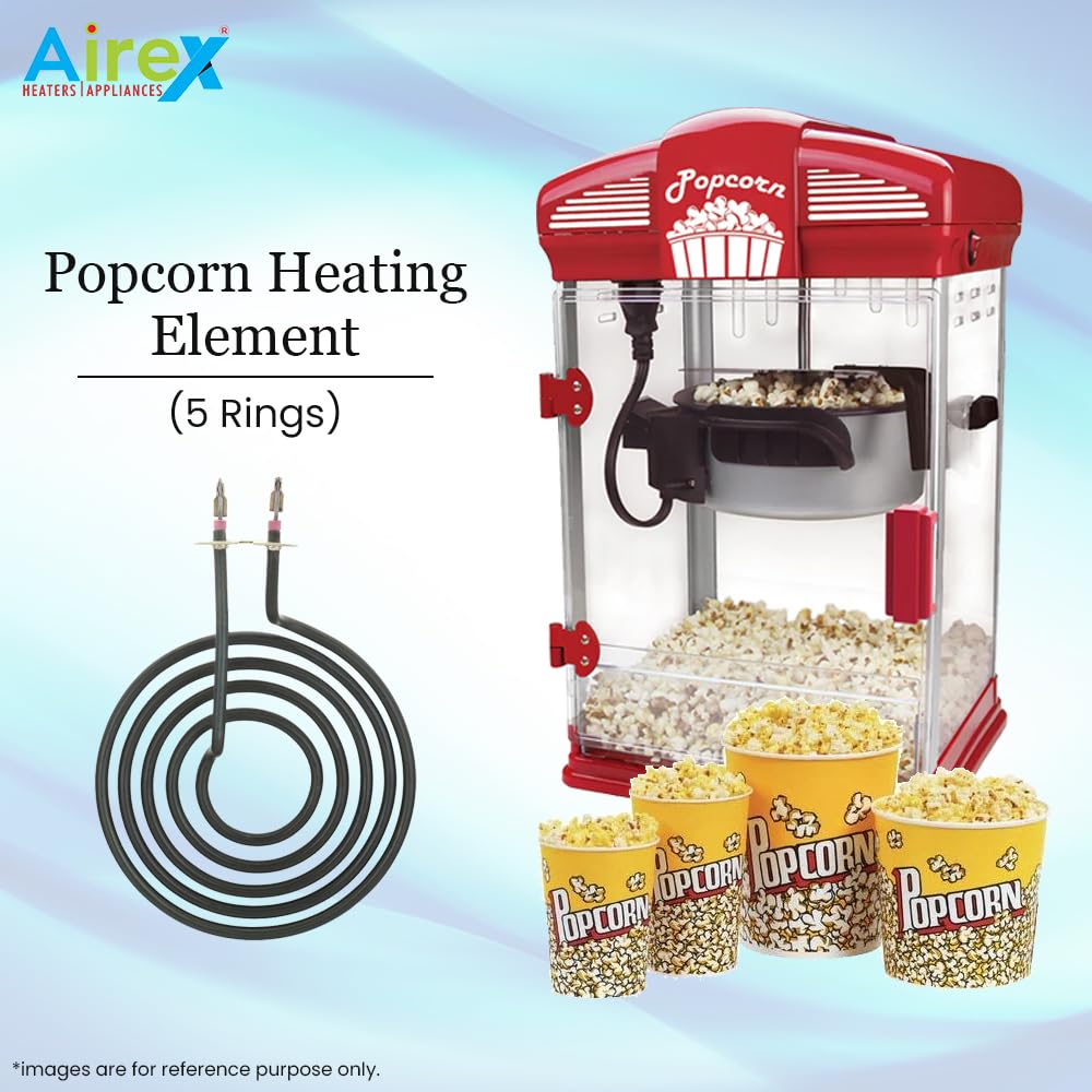 Airex Stainless Steel Pop Corn Machine Heating Element (5 Rings) 2