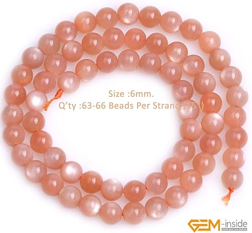 Miniatura 26 de GEM-Inside - Cuentas sueltas de piedra de lava negra natural de 0.315 in para hacer joyas, 15 pulgadas Cordierita de grado A