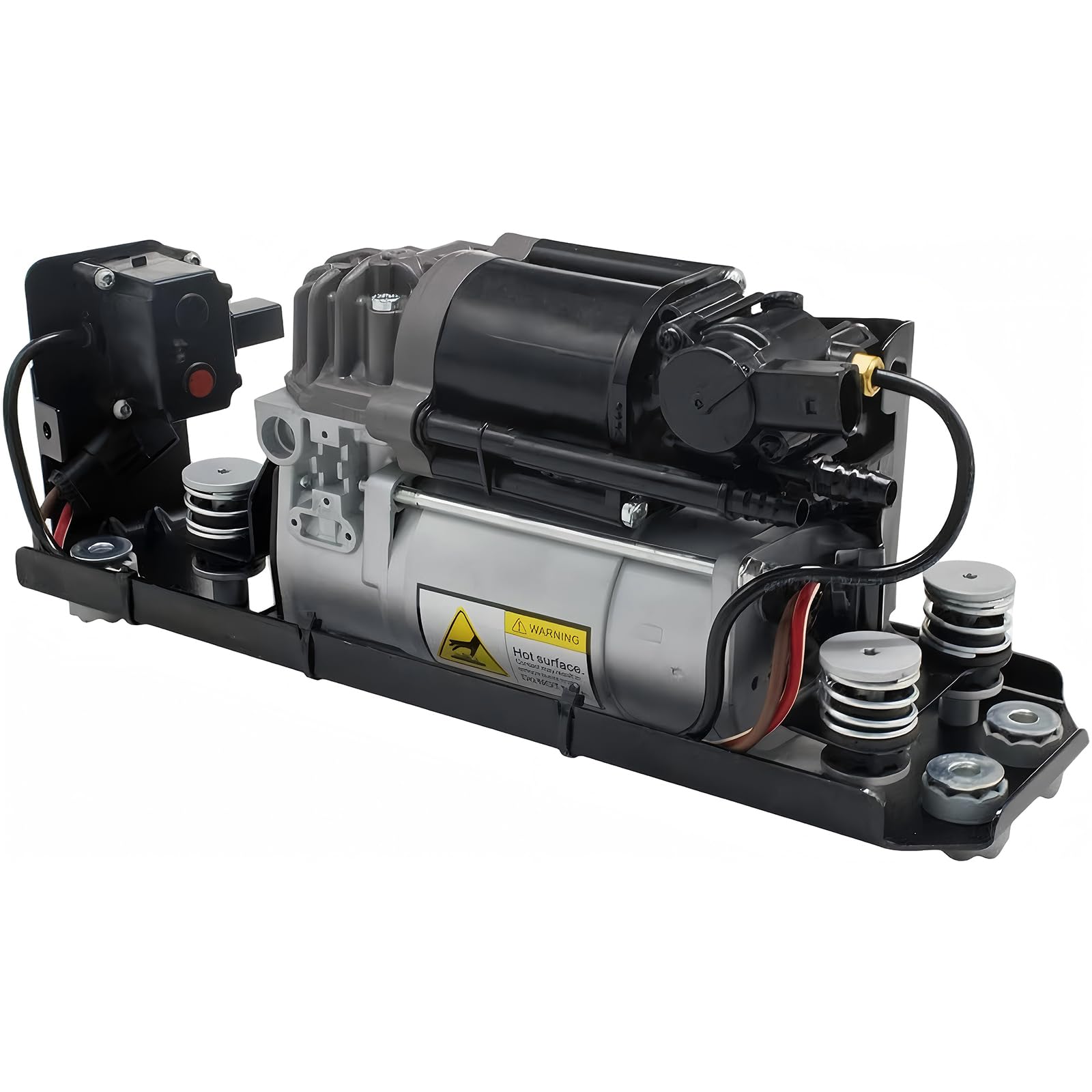 37206864215 Luftfederungskompressorpumpe mit Ventilblock und Halterung Kompatibel mit BMW 5 7 Serie F07 GT F11 F01 F02 F04 37206864215 37206794465 37206784137