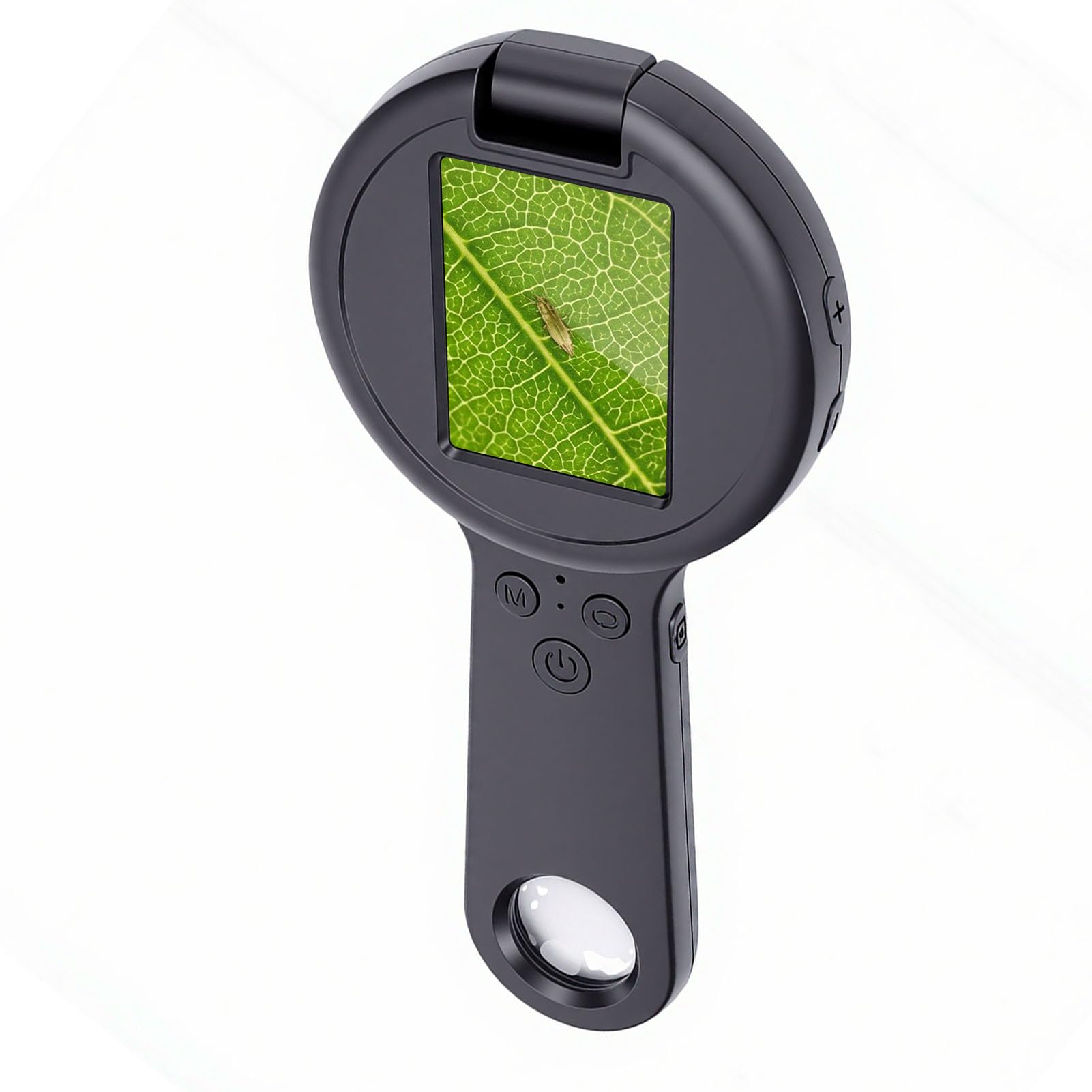 XUMIUZIY Microscopio Digital Portátil, Pantalla de 2,4 Pulgadas, (Black)