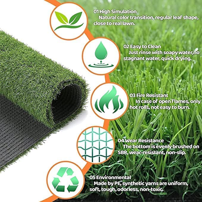 Hondentoilet 2x Easy-Wash gazon 1x boekje, hondentoilet voor kleine en grote honden, 100% vast gras, outdoor, binnen, puppytoilet thuis, gras, Dieren-Toilet balkon, indoor toilet Puppy Pee wc