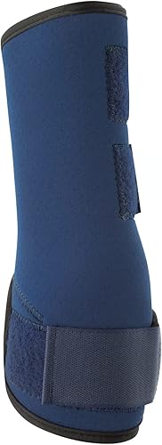 Vista 12 de HORZE Botas de férula de cepillado para caballos (par) - Neopreno duradero, cierre seguro, ligero - Negro - S