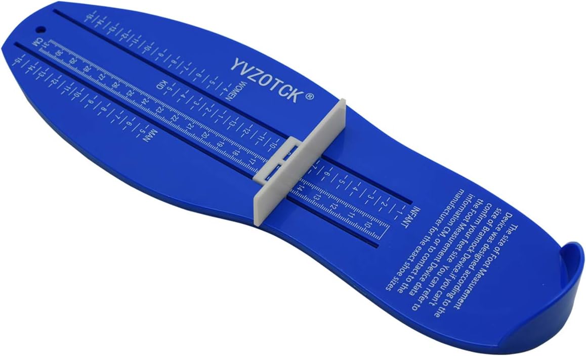 YVZOTCK Foot Measurement Device | Kids Foot Length Measure Gauge Shoe Sizer Measuring for Infants Kids Men Women Adults | US Standard Shoe Size