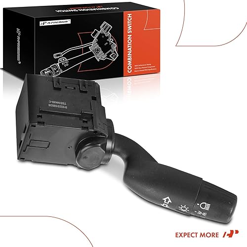 Miniatura 8 de A-Premium Interruptor de señal de giro, atenuador de faros delanteros, palanca de interruptor multifunción compatible con Honda Accord 2008-2012,