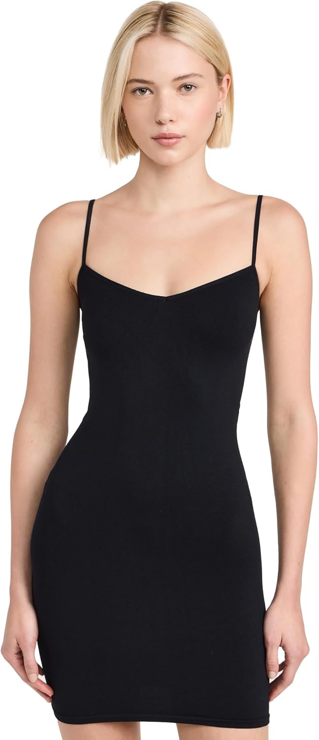 Free People Women's Seamless Mini Slip, Black, XS-SM (Women's 0-6) at  Women’s Clothing store