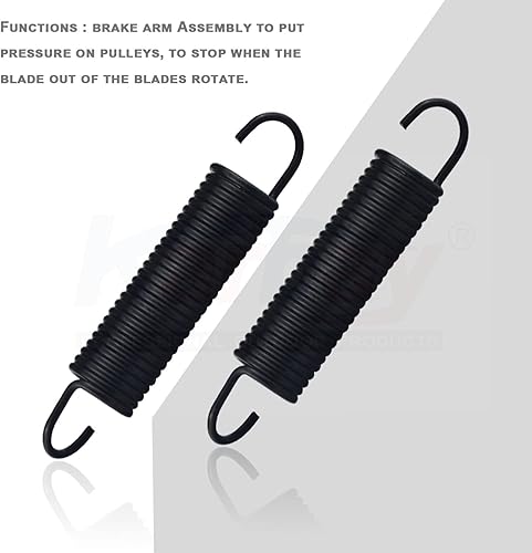 Miniatura 7 de 532184907 Conjunto de brazo de freno de hoja de cubierta con rodillos de leva para Poulan, Wizard, Husqvarna cubiertas de 42 pulgadas, también para