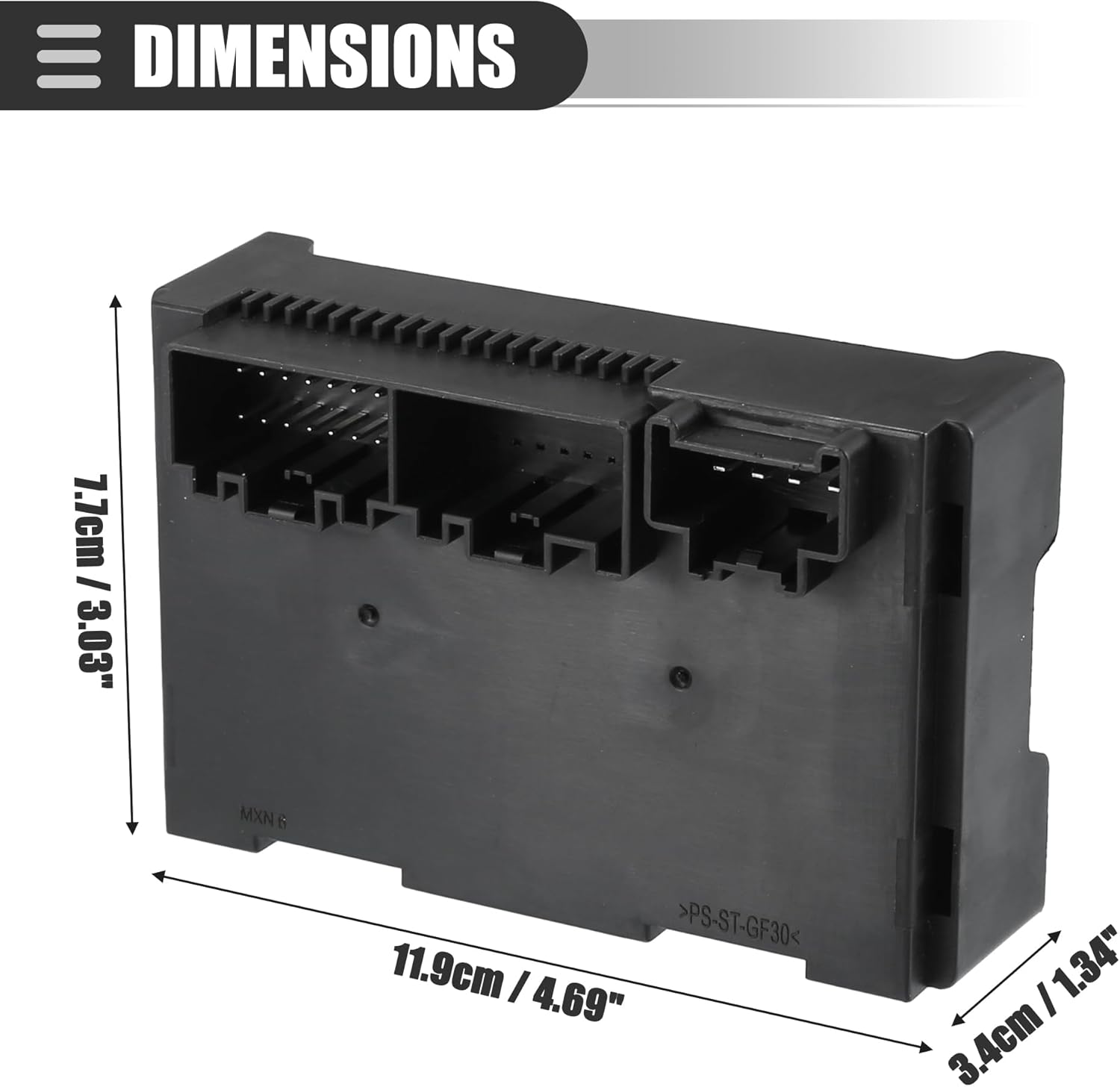 Motoforti Transfer Case Control Module, for Jeep Grand Cherokee 2016-2018, Metal, No.68250124AD/68250124AD/68250124AB, Black Silver Tone, 1 Pcs